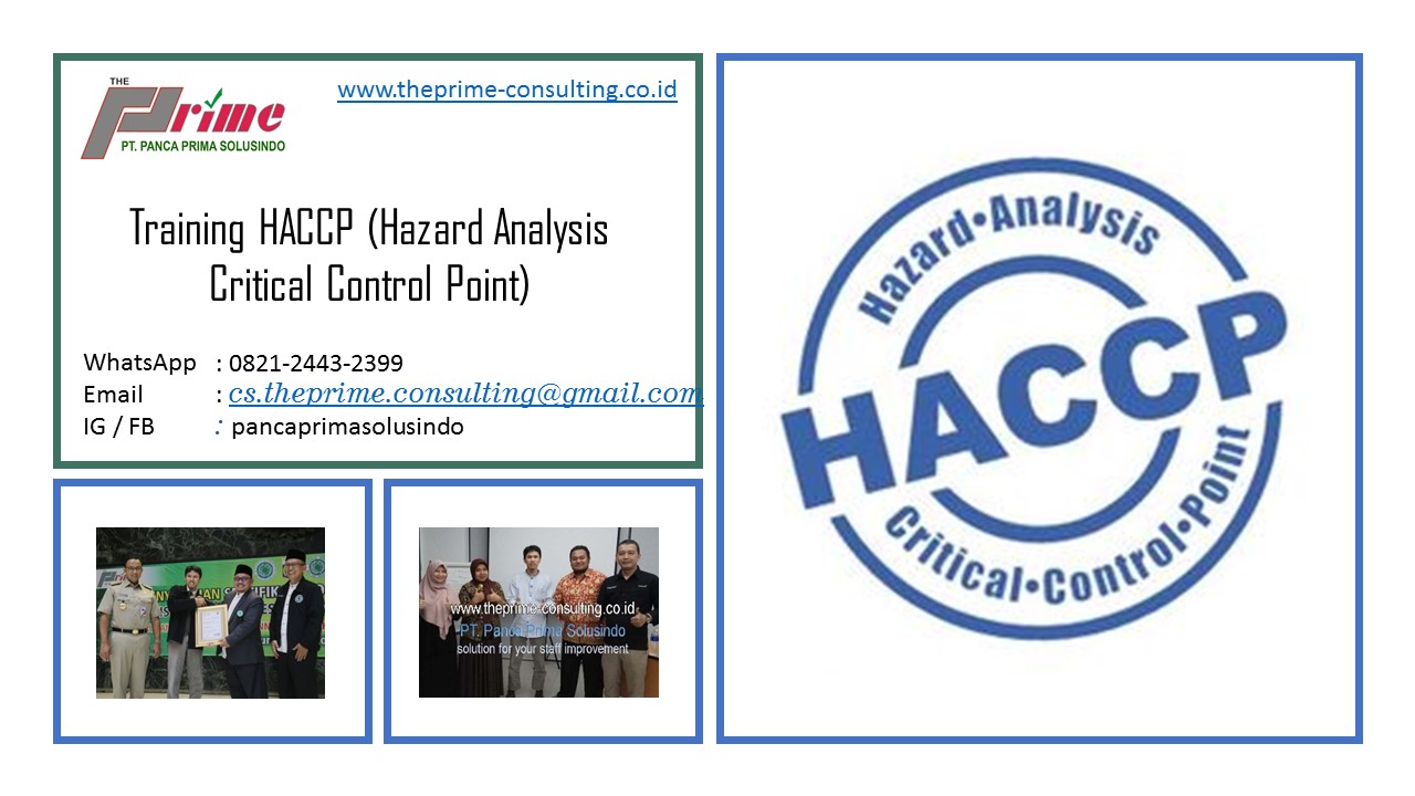 Pelatihan HACCP (Hazard Analysis Critical Control Points)