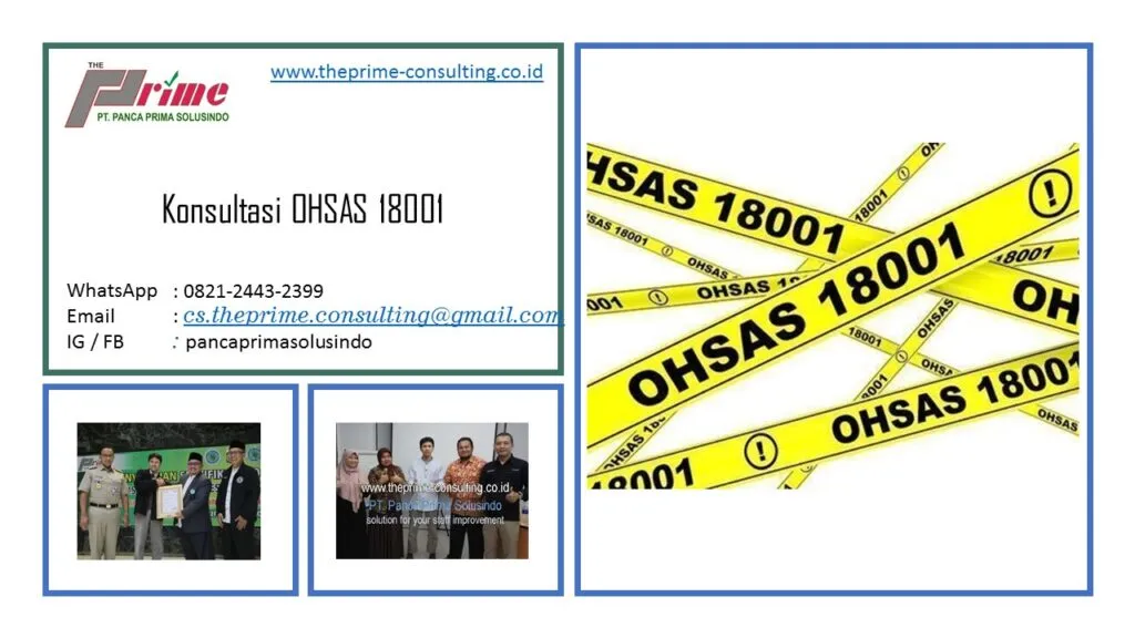 Konsultasi OHSAS 18001 - K3