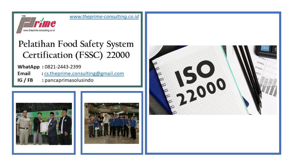 Pelatihan Food Safety System Certification (FSSC) 22000