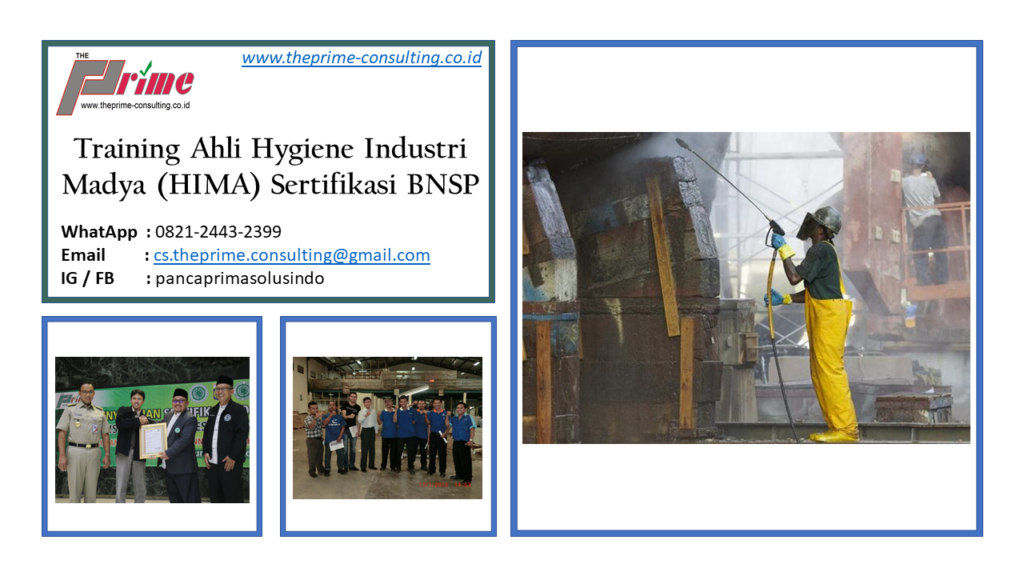 Training Ahli Hygiene Industri Madya (HIMA) Sertifikasi BNSP