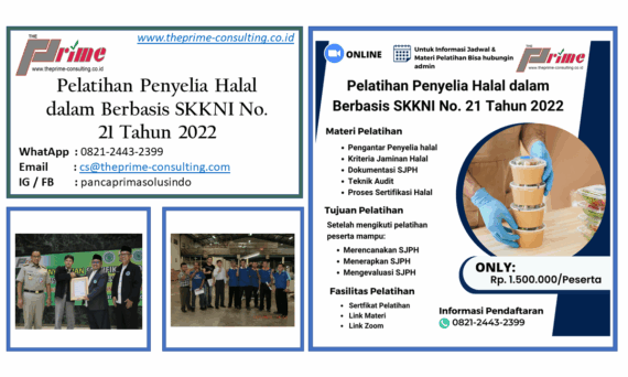Pelatihan Penyelia Halal sesuai SKKNI No. 21 Tahun 2022