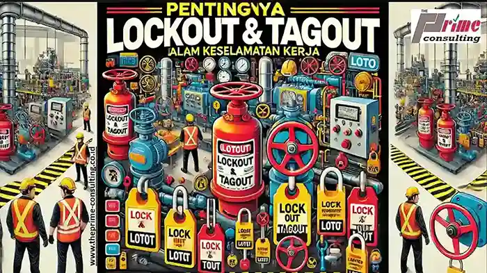 Penjelasan tentang pentingnya prosedur Lockout & Tagout untuk mencegah kecelakaan kerja.