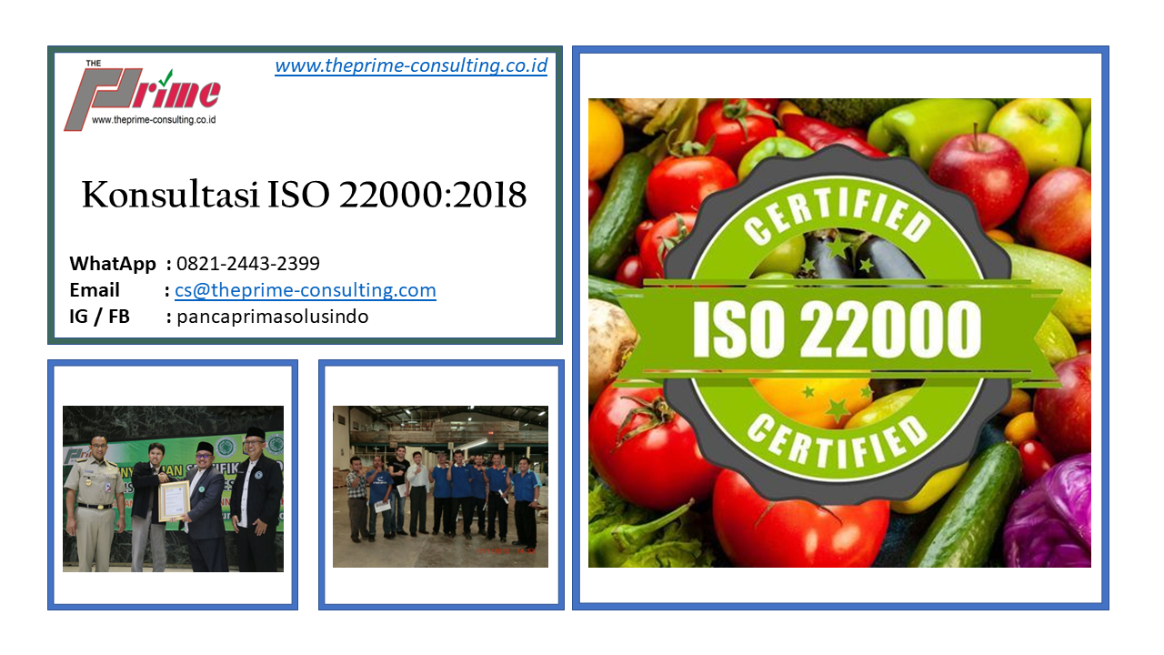 Konsultasi ISO 22000;2018 - ThePrime-Consulting