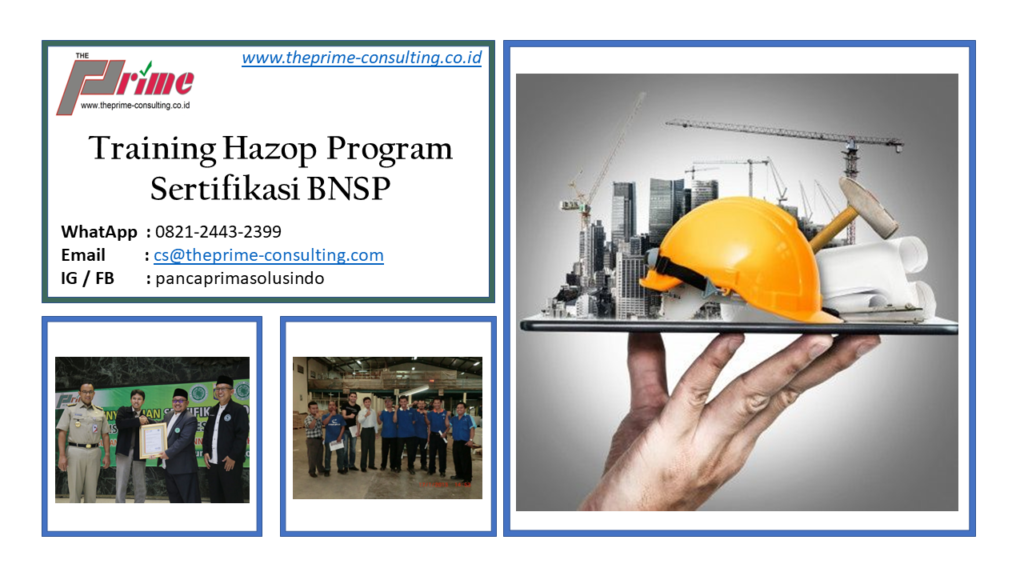 Training Hazop Program Sertifikasi BNSP