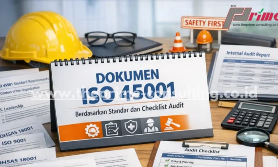Dokumen ISO 45001 berdasarkan standar ISO 45001 dan checklist audit ISO 45001